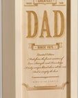World's Greatest Dad - Wine Box - Detail Image