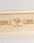 Gobble Gobble - Thanksgiving Wine Box - Detail Image