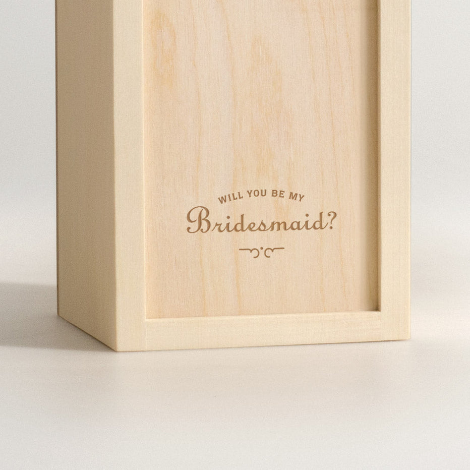 Bridesmaid Proposal Wine Gift Box