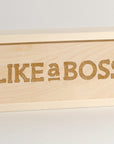 Like A Boss - Wine Box - Detail Image