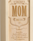 World's Greatest Mom - Wine Box - Detail Image