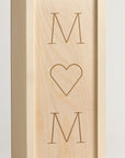 Mom, I Heart You - Wine Box - Detail Image