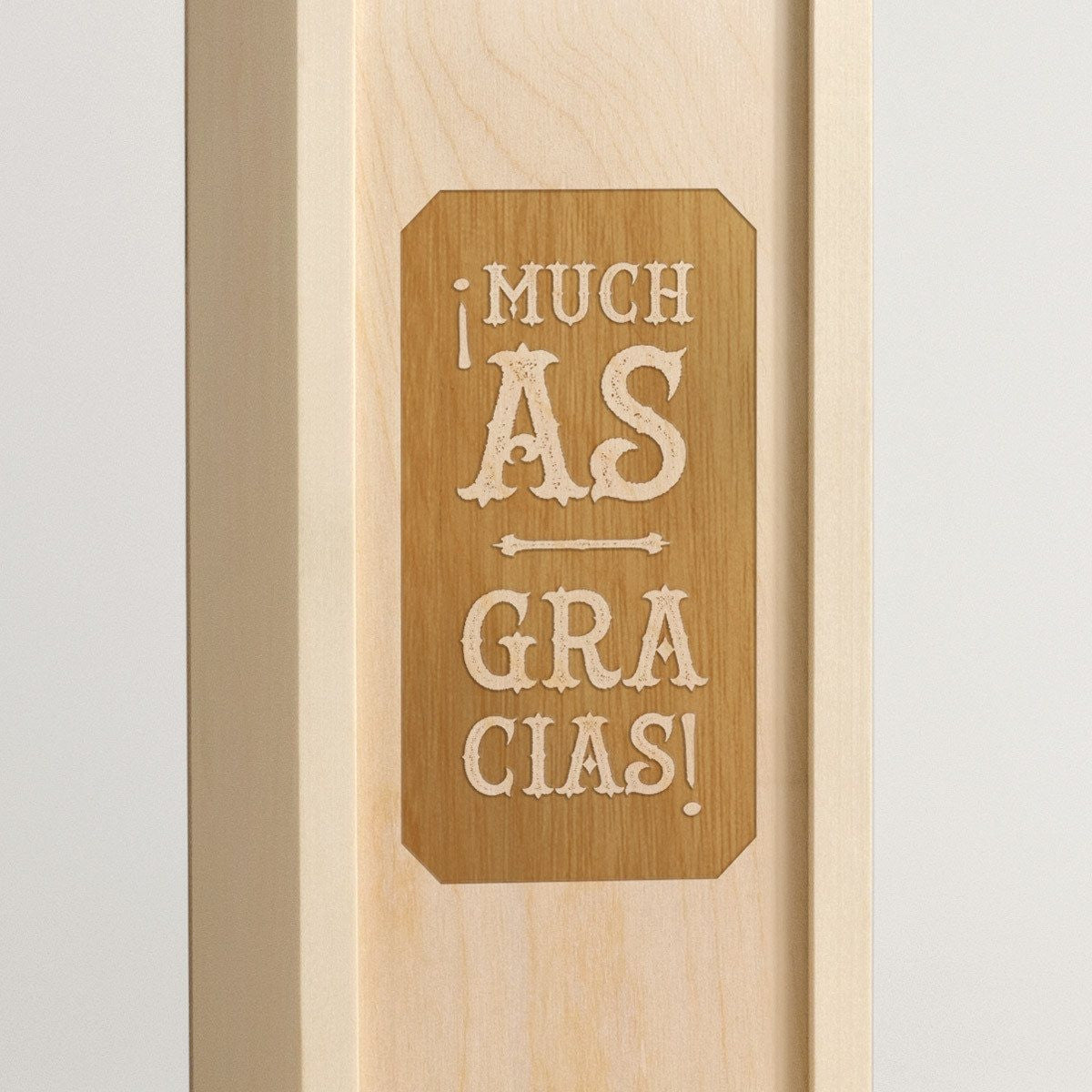 Muchas Gracias - Wine Box - Detail Image