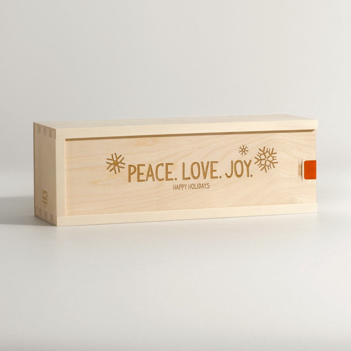 Peace Love Joy - Holiday Wine Box - Main Image