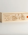 Pedal Together - Wedding Wine Box - Main Image