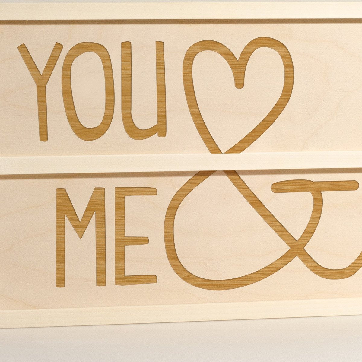 You & Me - Wine Box - Detail Image