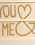 You & Me - Wine Box - Detail Image