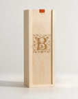 Mono Filigree - Monogram Wine Box - Main Image