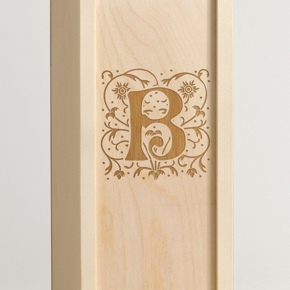 Mono Filigree - Monogram Wine Box - Main Image