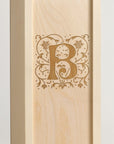 Mono Filigree - Monogram Wine Box - Main Image