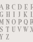 Mono Ornate - Monogram Wine Box - Font Styles