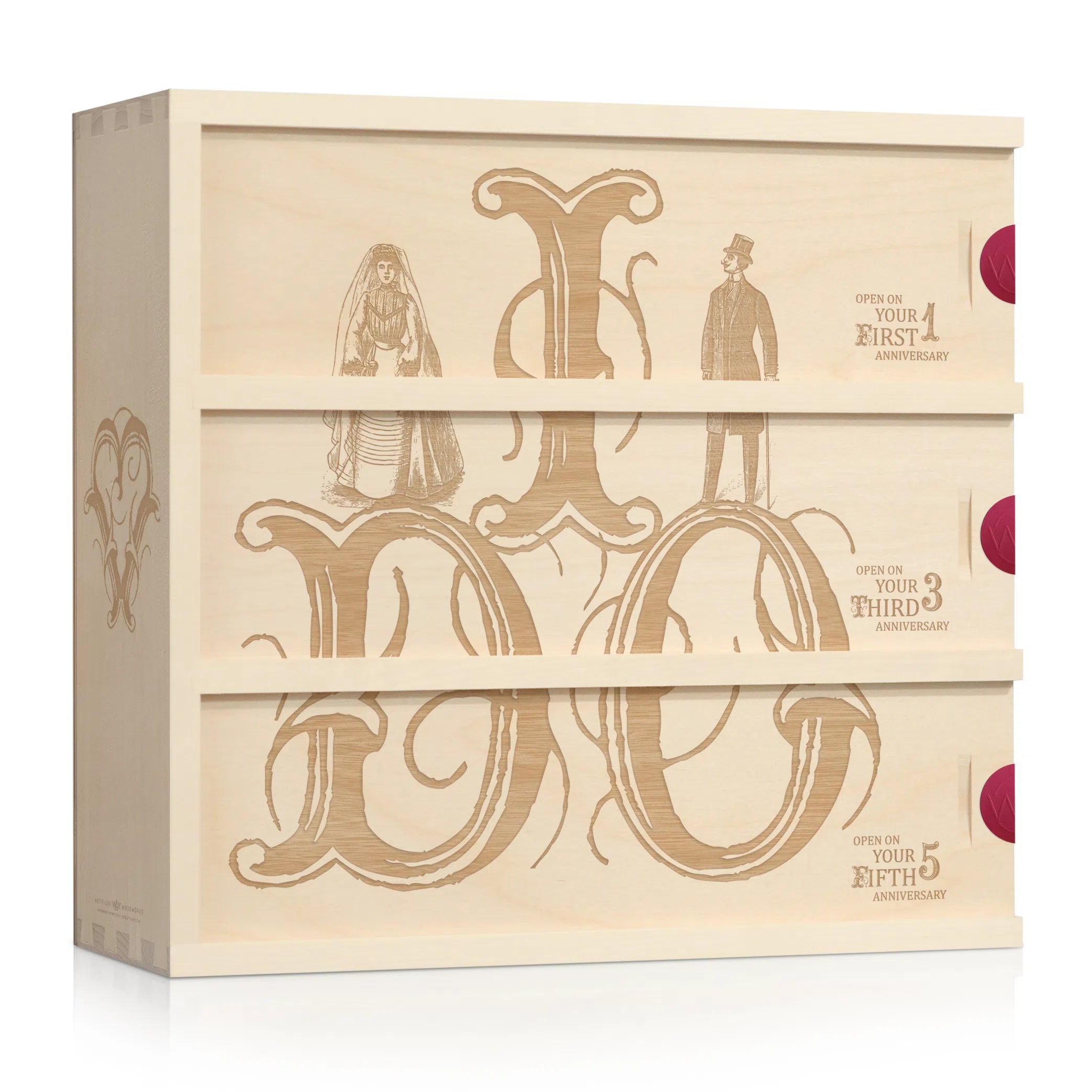 “I Do” Anniversary Wine Box