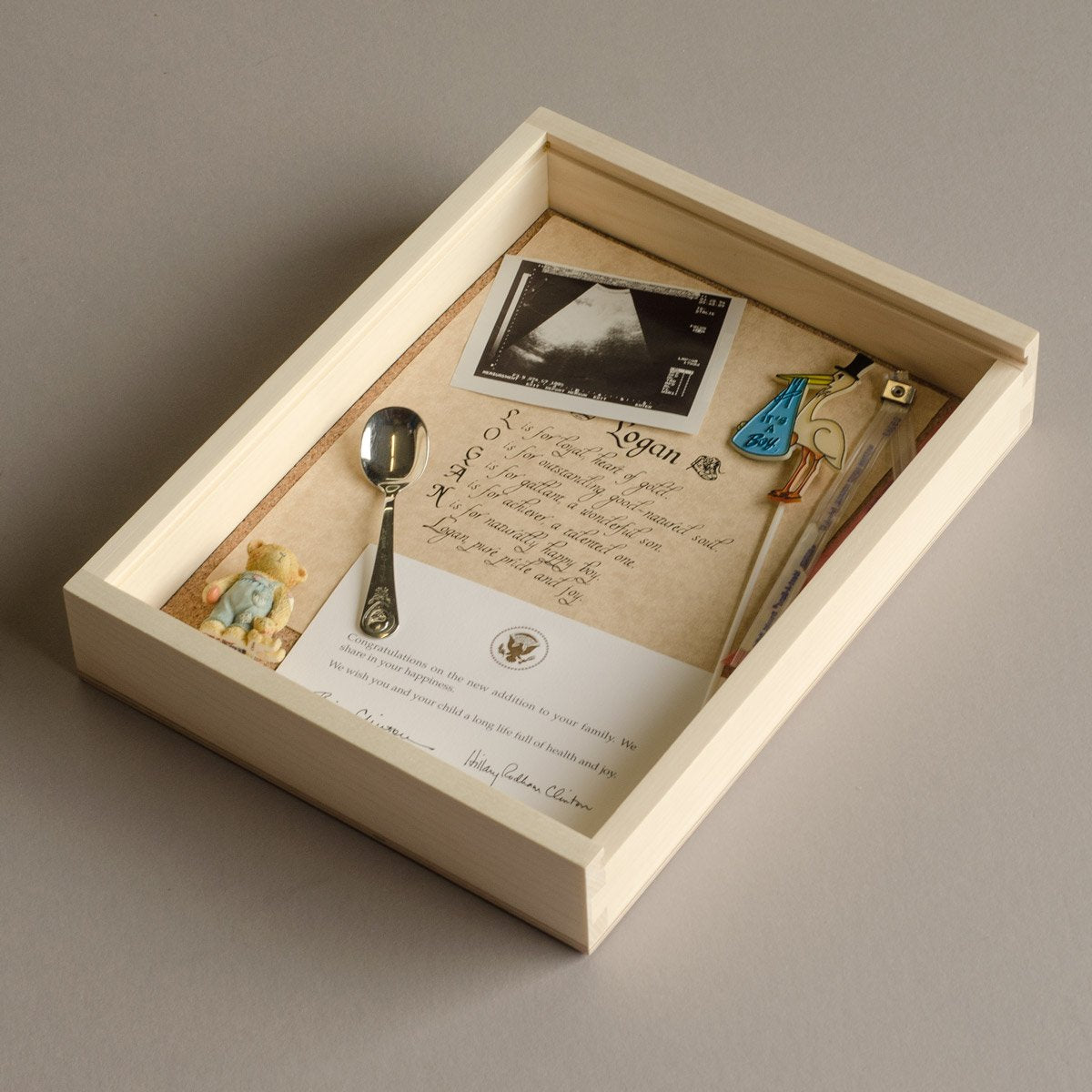 Keepsake Photo Box - baby keepsakes