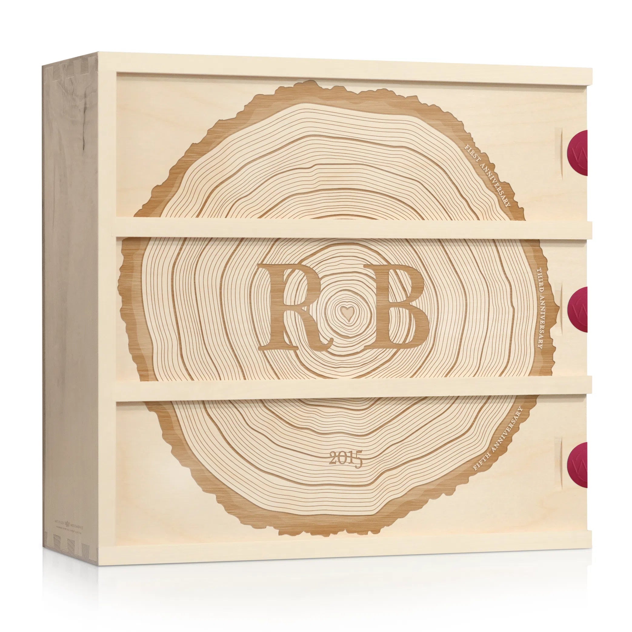 With These Rings Wedding Shower Gift Wine Box