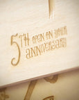 Live Laugh Love Anniversary Wine Box - Detail Image 3