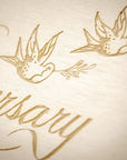Love Birds Anniversary Wine Box - Detail Image 1