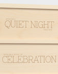 Three Nights Chic Wedding Wine Box Detail