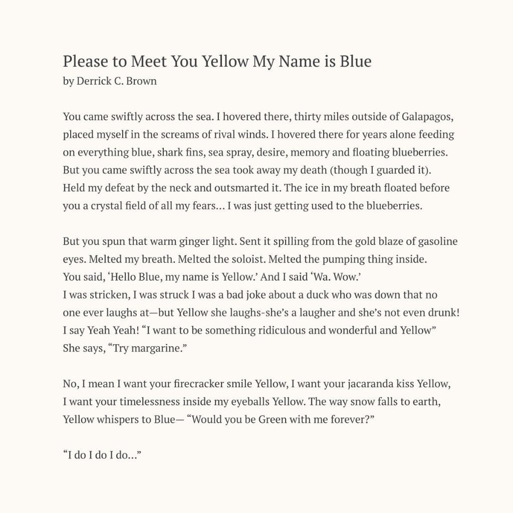 Yellow Meets Blue Anniversary Wine Box - Poem Simple Text